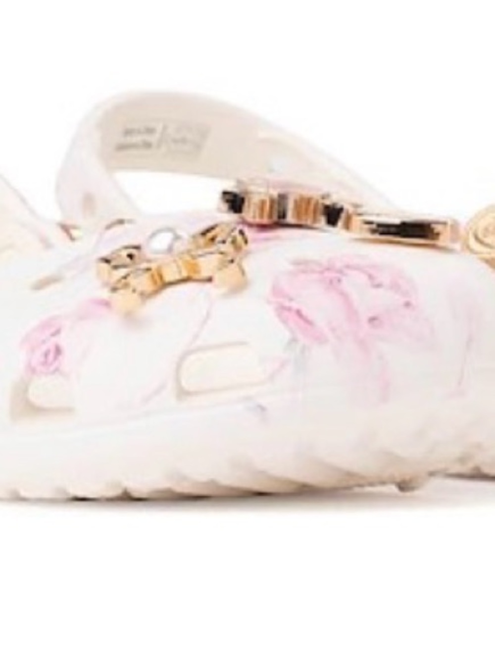 CROCS Floral-Print Shoe Box with Gold Logo Love Shack Fancy Ballet - Picture 14 of 14